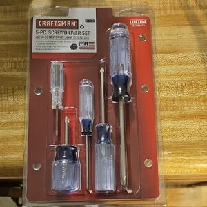 Craftsman 5-Piece Screwdriver Set - Blue